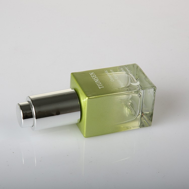 glass bottle with pipette